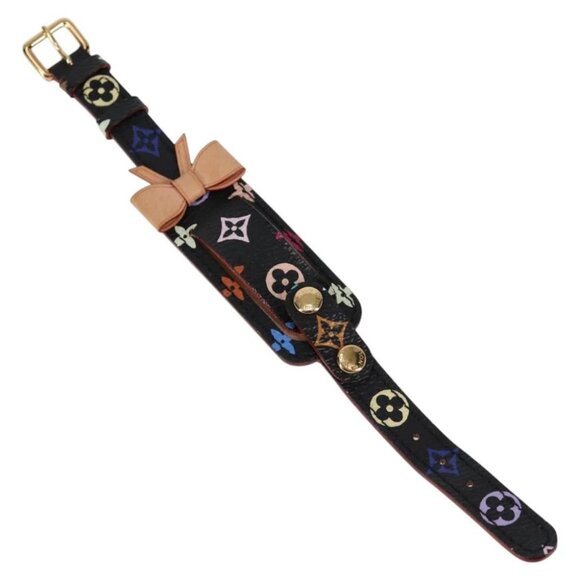 LOUIS VUITTON Monogram Multicolor Porto Address Bracelet LV Auth - Picture 1 of 11